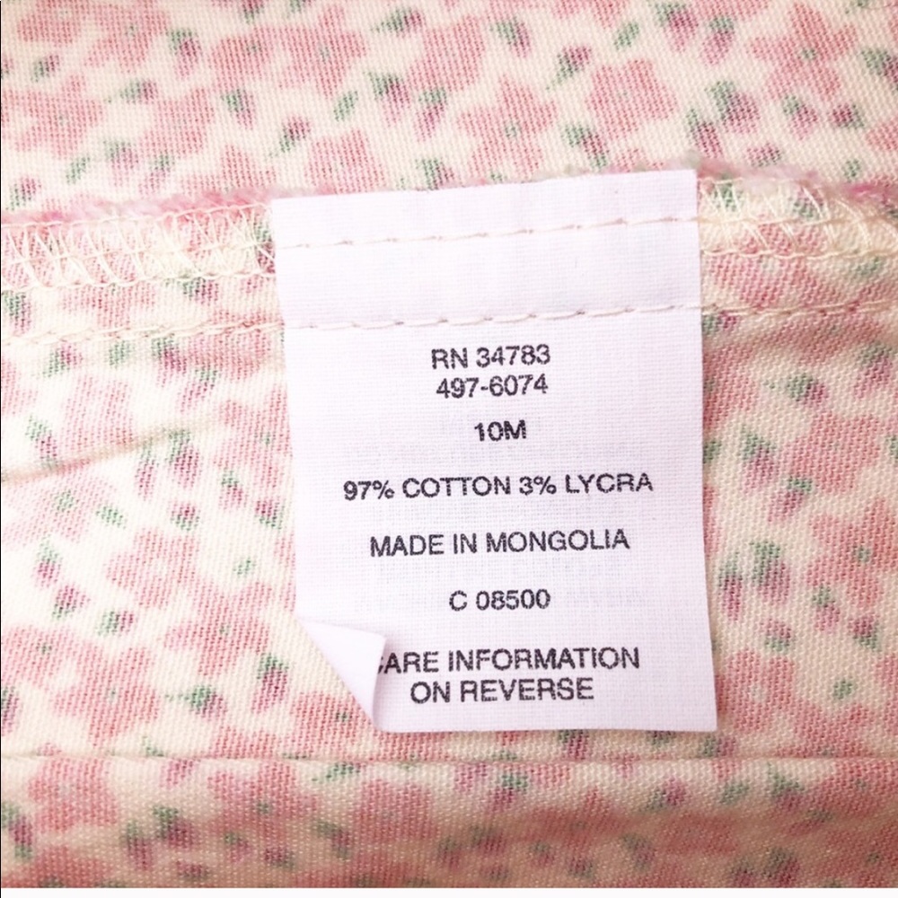 Lee High Waist Floral Print Shorts 10 - Picture 4 of 6
